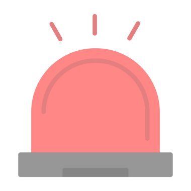 Yangın. Web simgesi basit illüstrasyon