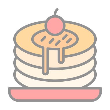 Kek simgesi, vektör illüstrasyonu