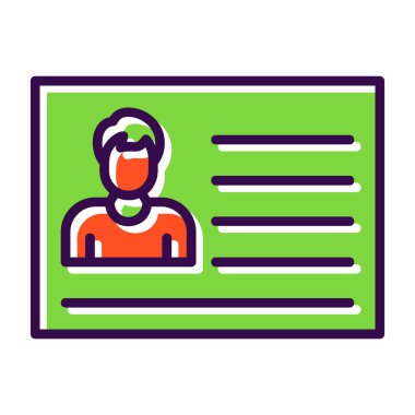 Dizüstü bilgisayarı ve belge simgesi olan bir adamın vektör çizimi