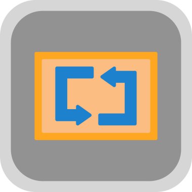 Web simgesi, vektör illüstrasyonunu tekrarla