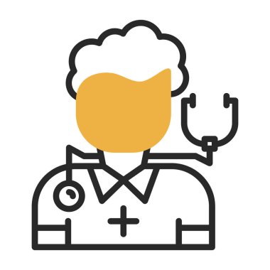 Doktor Simge vektör illüstrasyonu 