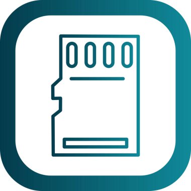 ATM 'de. Web simgesi basit illüstrasyon