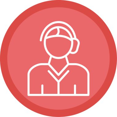 avatar. Web simgesi basit illüstrasyon