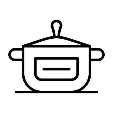 Şeffaf bir arka planda mutfak vektör çizimi. Birinci kalite semboller. Konsept ve grafik tasarım için ince çizgi simgesi.