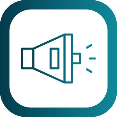 vektör sözcüsü Simgesi illüstrasyonu 