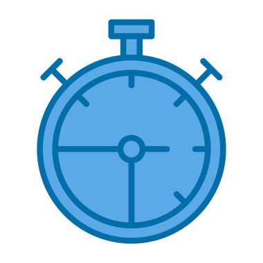Kronometre simgesi web basit illüstrasyon