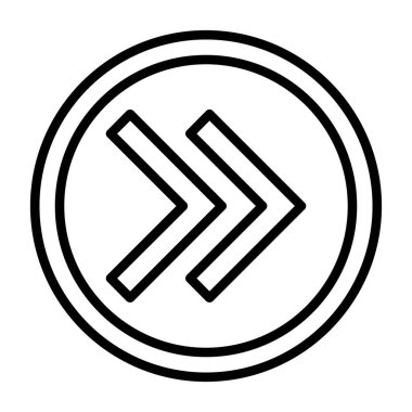 Ok. Web simgesi basit tasarım