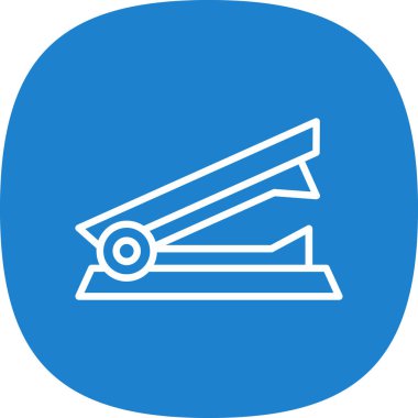 Stapler web simgesi, vektör illüstrasyonu 
