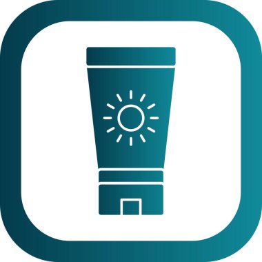 saun krem ikonu vektör illüstrasyonu