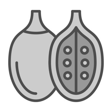 Gıda simgesinin vektör illüstrasyonu