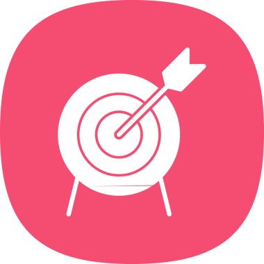 Basit düz hedef vektör çizimi