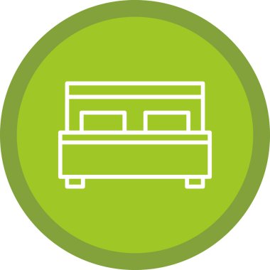 kanepe ikonu vektör illüstrasyonu