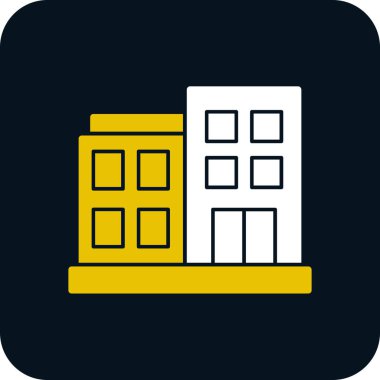 modern yapı web simgesi, vektör illüstrasyonu