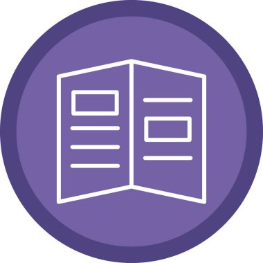 kitap simgesi, vektör illüstrasyon tasarımı