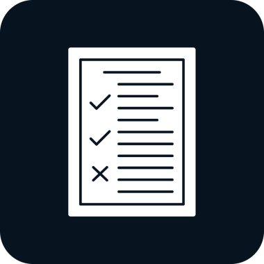 Tıbbi geçmiş web simgesi, vektör illüstrasyonu