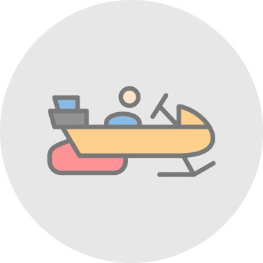 Kar mobil düz simge, vektör illüstrasyon basit tasarım