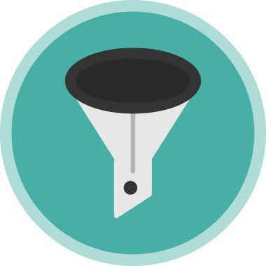 huni düz vektör simgesi