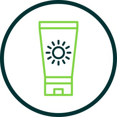 saun krem ikonu vektör illüstrasyonu