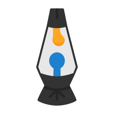 Lava lamp icon vector illustration