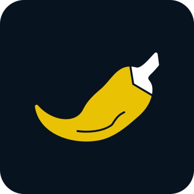 chili pepper simge vektör illüstrasyonu 