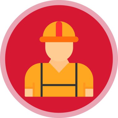 Miğfer vektör illüstrasyonlu mimar. 