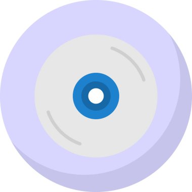 CD mi? Web simgesi basit illüstrasyon