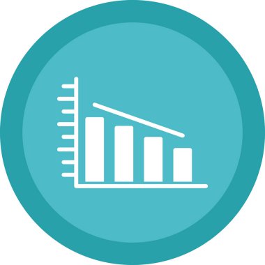 Grafik. Web simgesi basit illüstrasyon 