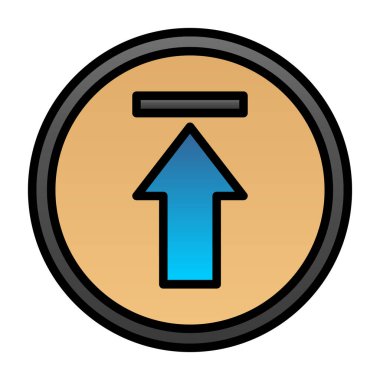 gönderme satırı simgesi, vektör illüstrasyonu