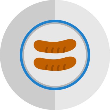 Ekmek düz vektör simgesi