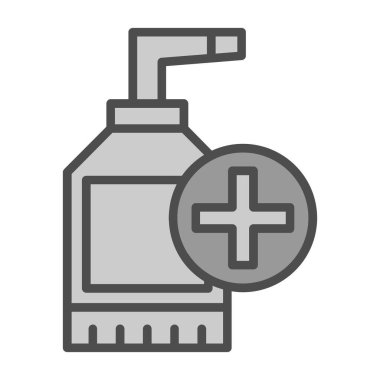 sanitizer bottle vector icon