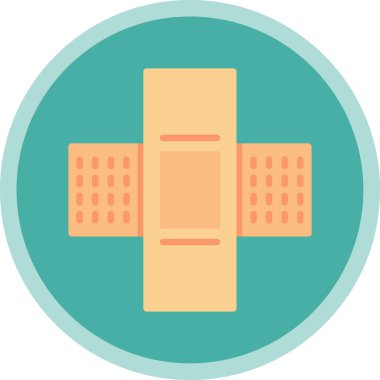 tıbbi ve sağlık renkli vektör simgesi.