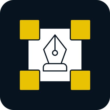 Modern eğitim ikonunun vektör illüstrasyonu