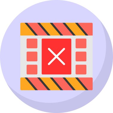 dur işareti simgesi, vektör çizimi