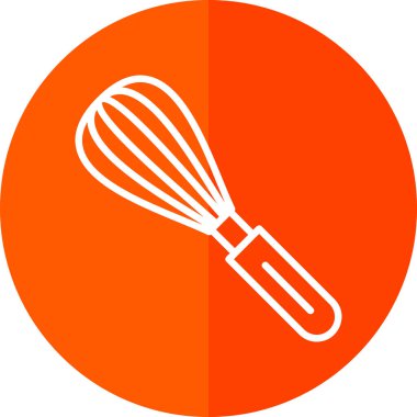 Mutfak çırpma düz vektör çizimi 