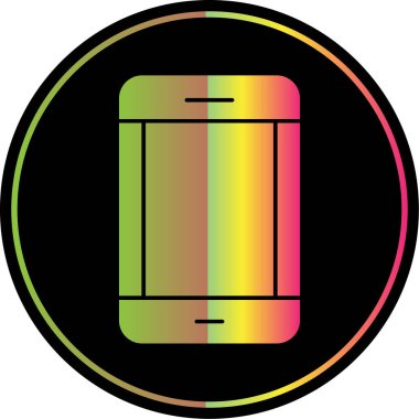 akıllı telefon simgesi, vektör illüstrasyonu basit tasarım