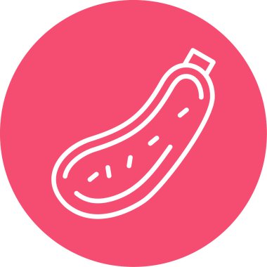 Kabak çorbası. Web simgesi basit illüstrasyon