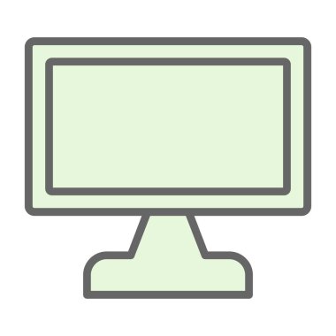 ekran simge vektör çizim 