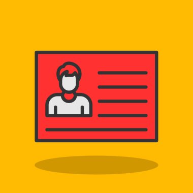 Web reklam renk ikonu vektör illüstrasyonu