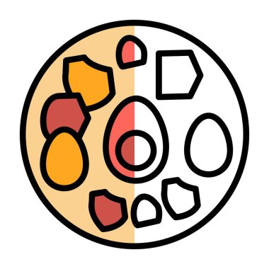 Çizgi film çikolatasının vektör çizimi