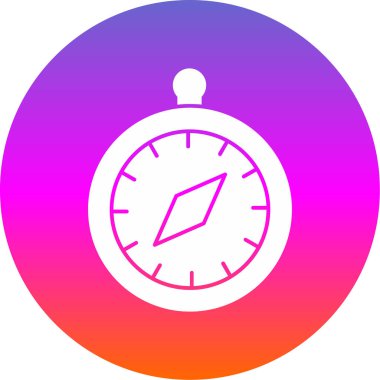 vector illustration of Compass modern icon            