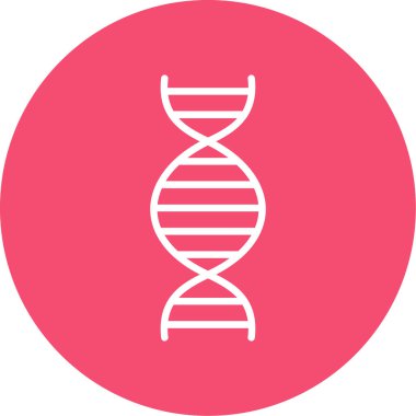 dna. Web simgesi basit illüstrasyon 