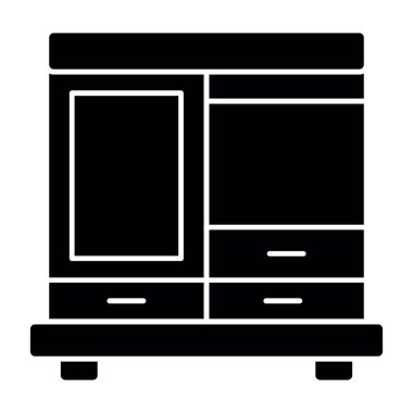 Buzdolabı simgesi, basit tarzı