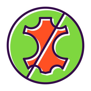 izole edilmiş renkli kumarhane çipi ikonu. vektör çizimi tasarımı