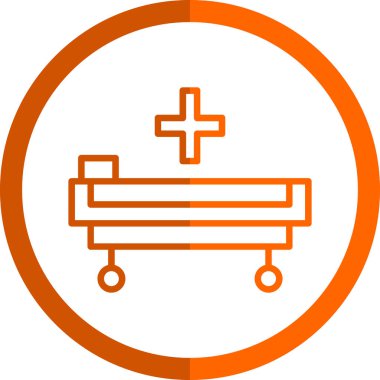 Alışveriş arabası yuvarlanmış vektör simgesi