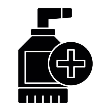 sanitizer bottle vector icon