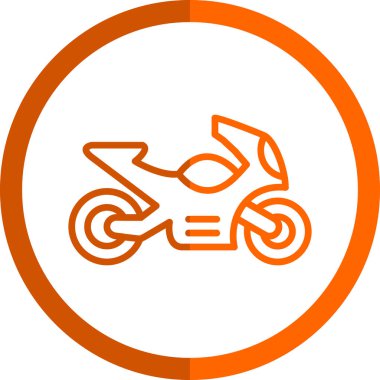 motosiklet web simgesi basit tasarım