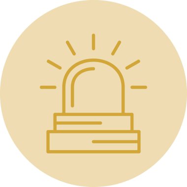 Beyaz arka plan üzerinde izole alarm simgesini 