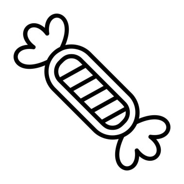 Şeker ikonunun vektör illüstrasyonu  