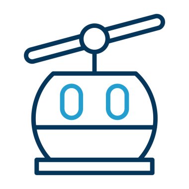 Modern bir simgenin vektör illüstrasyonu