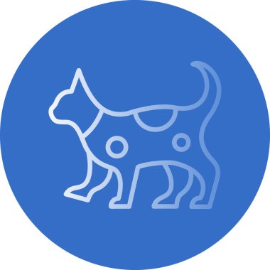 kedi simgesi vektör illüstrasyonu